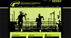 Desktop Screenshot of performancetraininginc.com