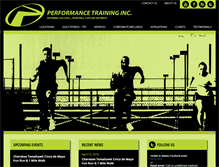 Tablet Screenshot of performancetraininginc.com